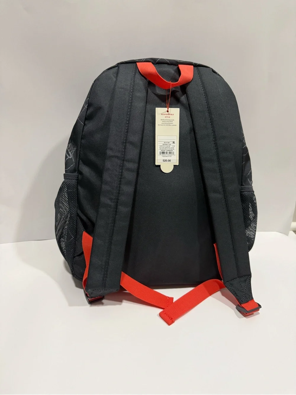 Kids Black Basketball Print School Backpack – New With Tags